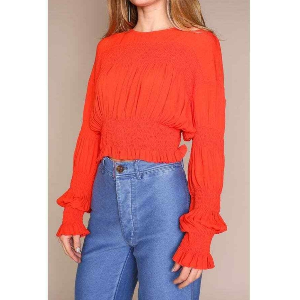 Rachel Comey Bright Red Blouse
